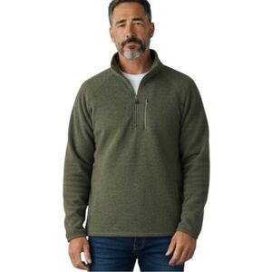 George 1/4 Zip Pullover Fleece Lined Sweater 2XL